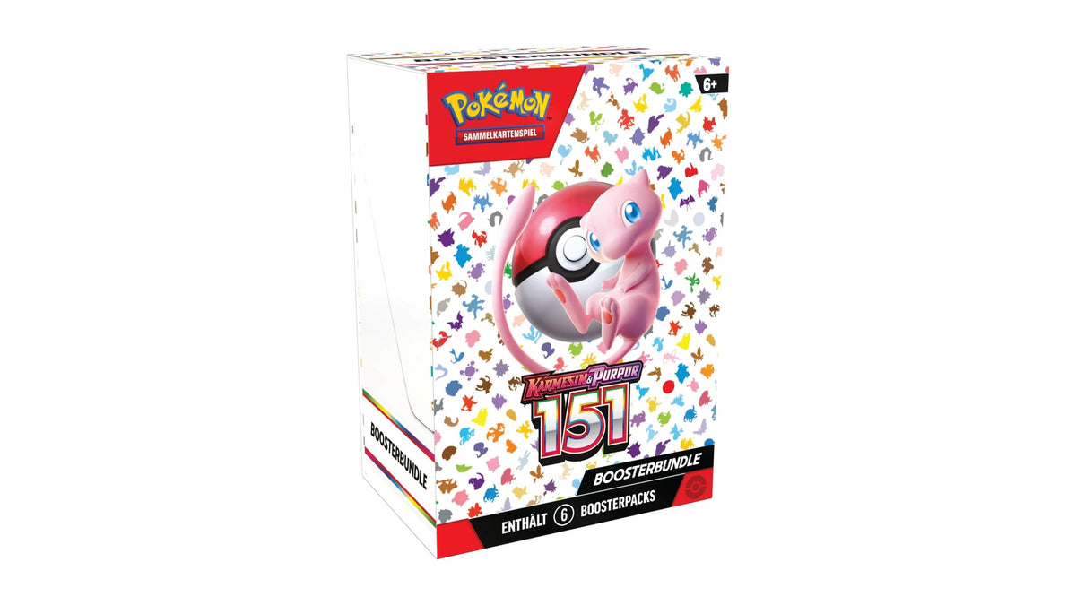 Pokemon Karmesin & Purpur - 151 - Booster Bundle, deutsche Ausgabe