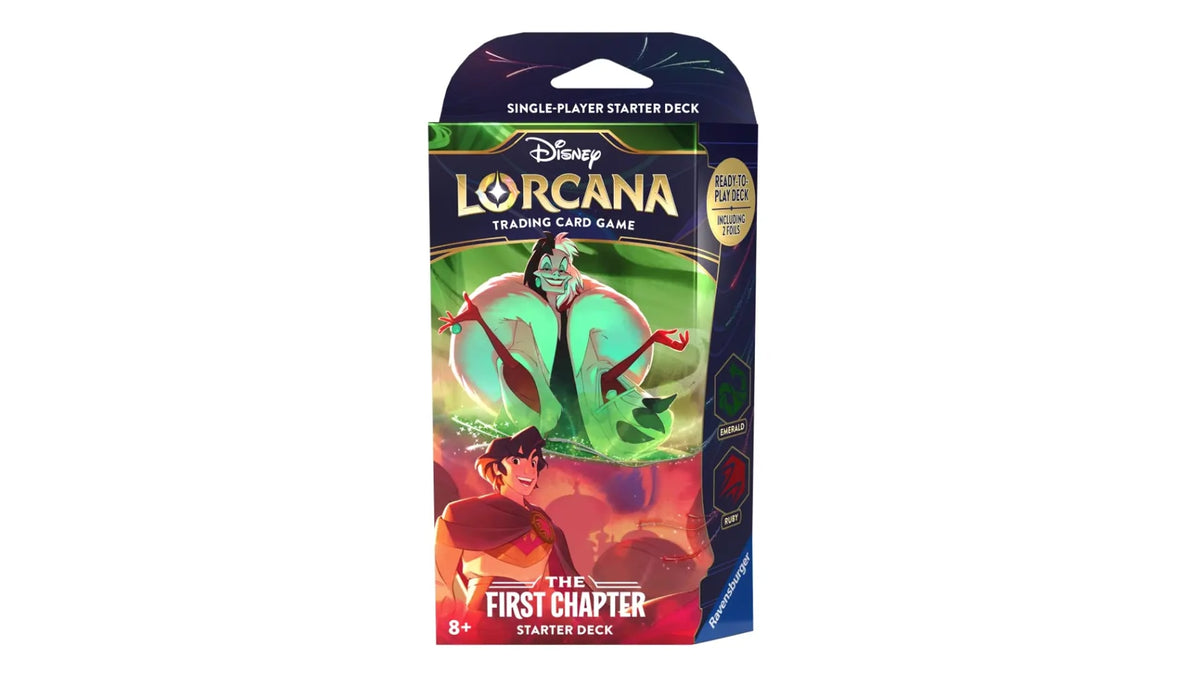 Disney Lorcana The First Chapter - Emerald and Ruby Deck, englische Ausgabe