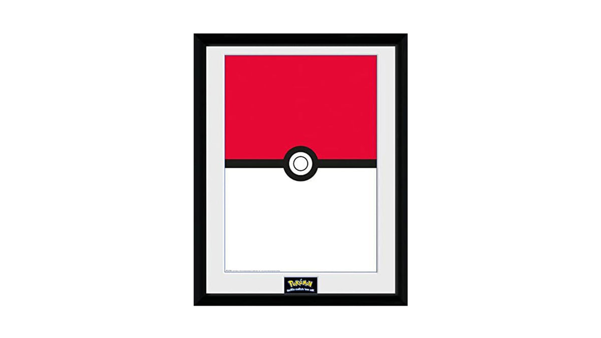Pokemon Pokeball Bild, gerahmt 30,48 x 40,64 cm