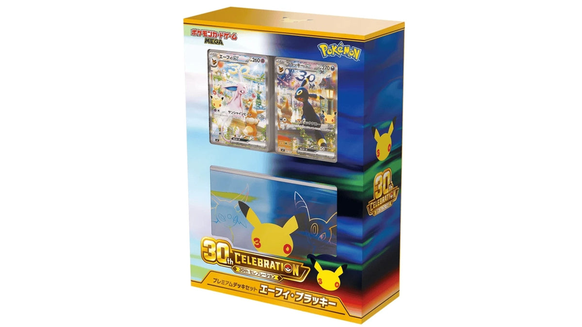 Pokemon 30th Celebration Premium Deck Set Espeon ex & Umbreon ex