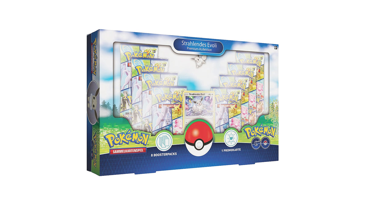 Pokemon GO - Strahlendes Evoli - Premium Kollektion, deutsche Ausgabe