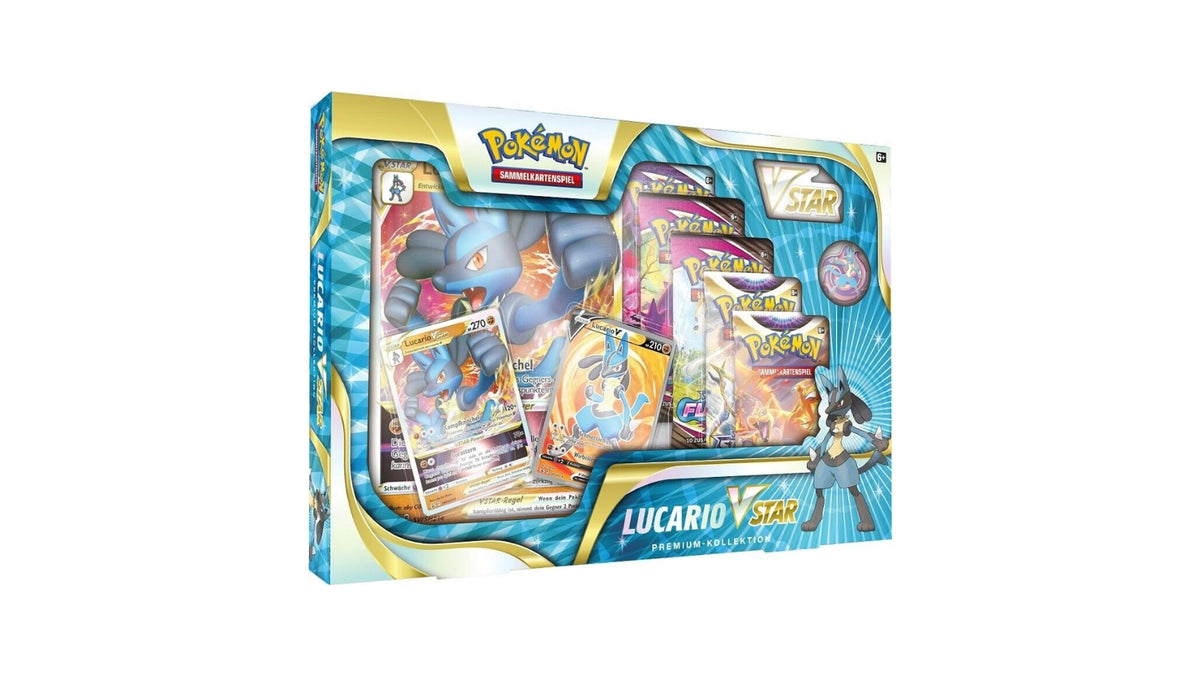 Pokemon Lucario VSTAR Premium-Kollektion, deutsche Ausgabe