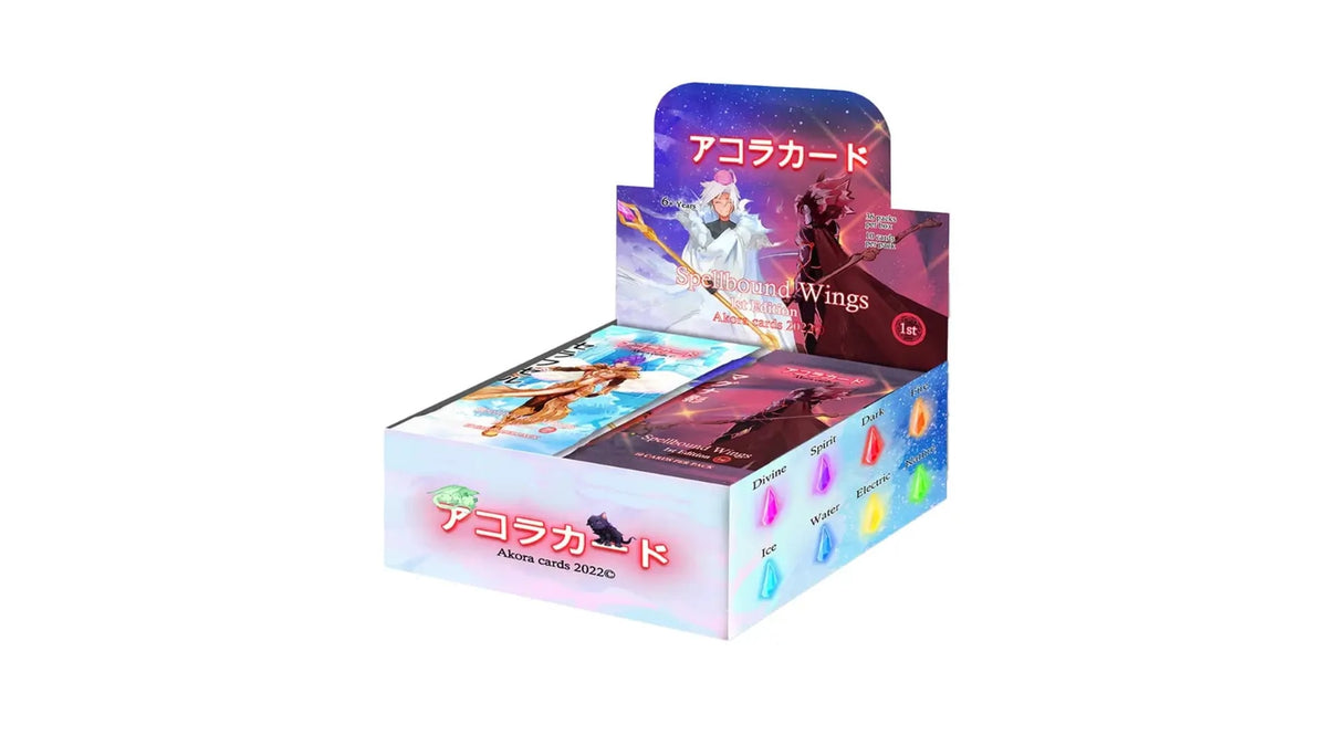 Akora TCG Spellbound Wings Booster Box (36er) 1st Edition, englische Ausgabe