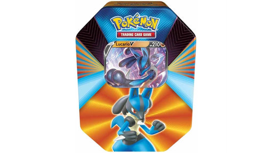 Pokemon Tin Box – Lucario V, englische Ausgabe