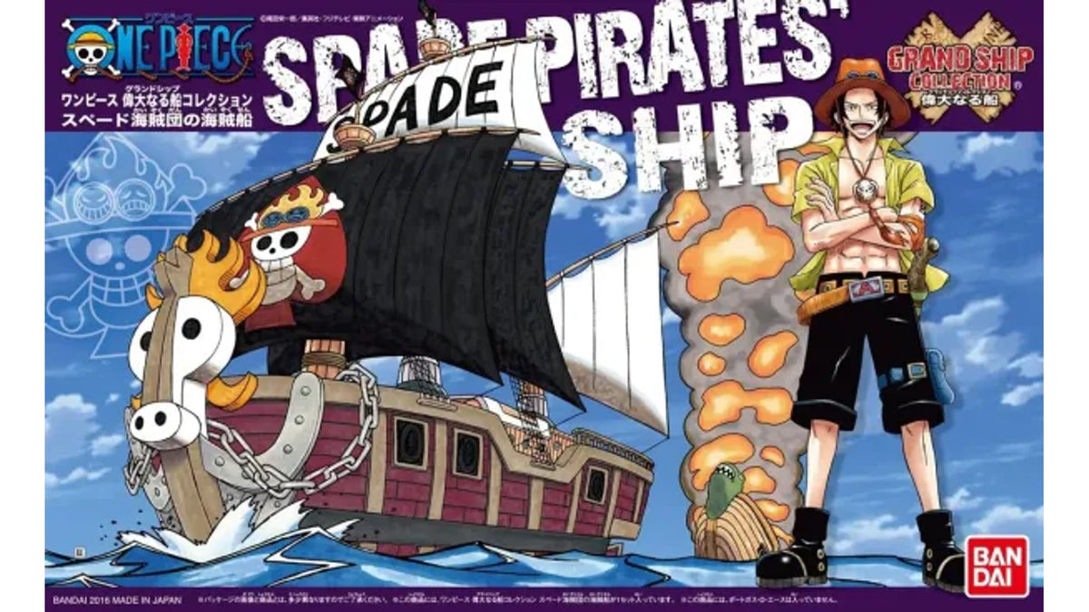 One Piece Spade Pirates Ship Grand Ship Collection Model Kit