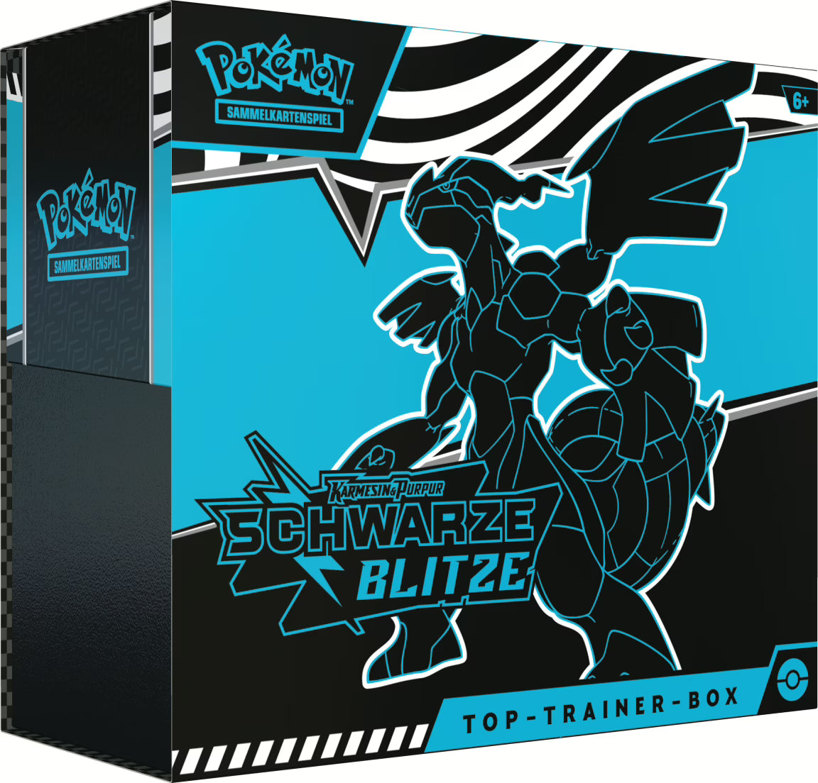 Pokemon Top-Trainer-Box Zekrom Schwarze Blitze