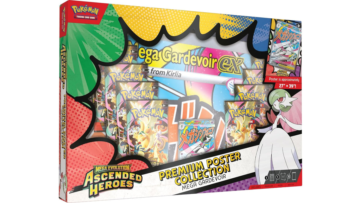 Pokemon Mega Gardevoir Poster Collection Ascended Heroes, englische Ausgabe