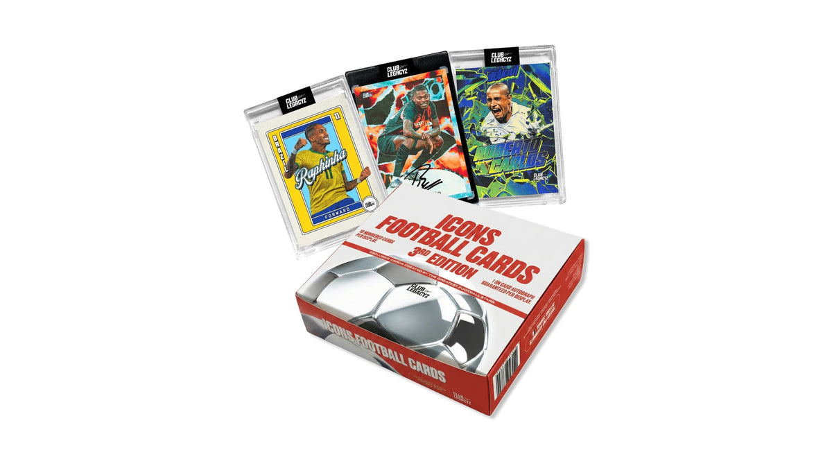 Club Legacyz - Icons 3rd Edition Football Cards Display