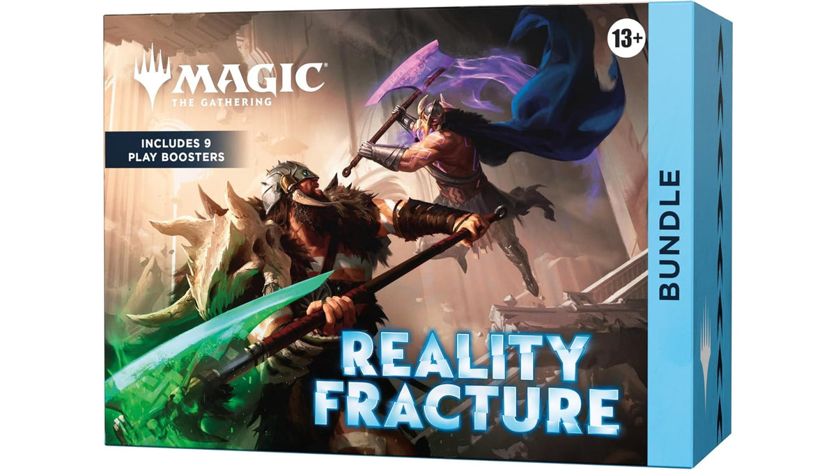 Englisches Magic: The Gathering Reality Fracture Bundle mit 9 Play Boostern, Verpackung in Frontansicht